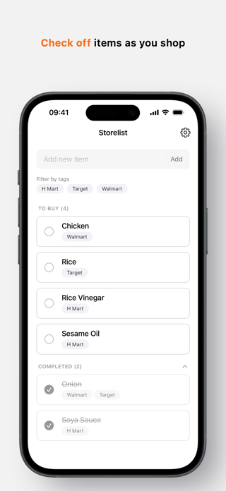 Shopping List - Storelist Screenshot 2 of 5