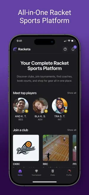 Racketa screenshot 1