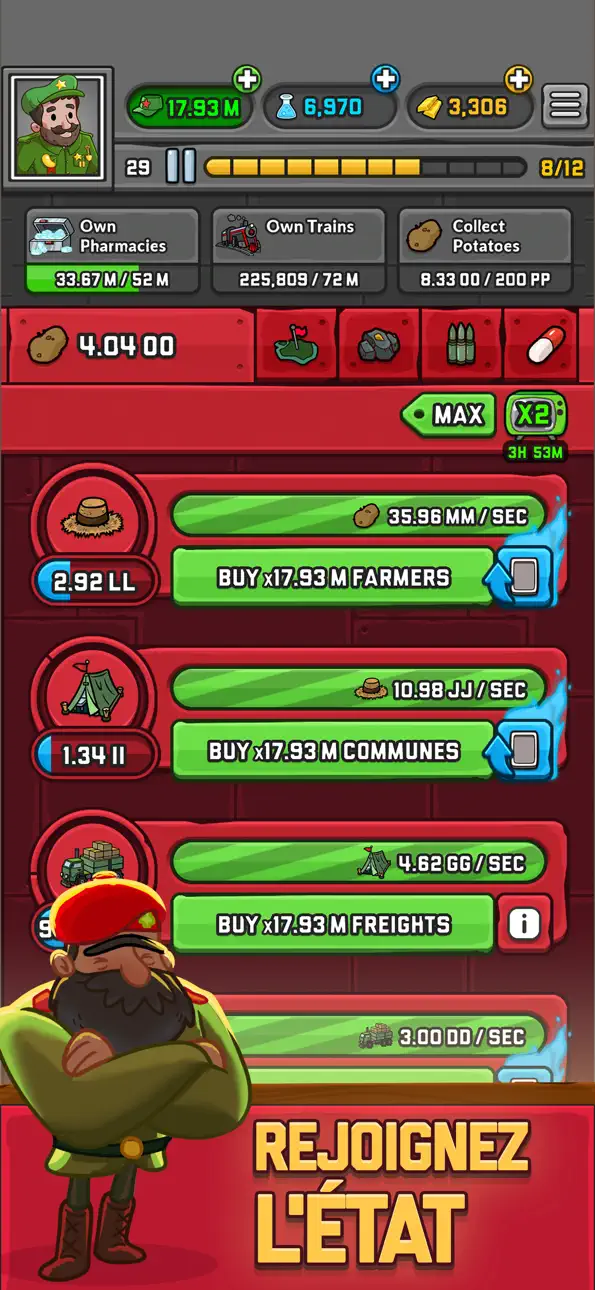 AdVenture Communist iOS Mod IPA screenshot 4 - iOS game interface