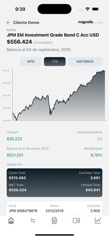 Magnolia Invest App screenshot