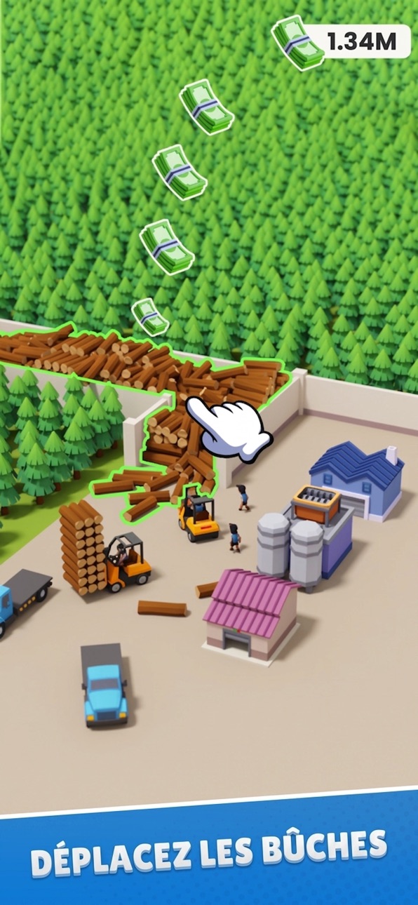 Lumber Inc iOS Mod IPA screenshot 4 - iOS game interface
