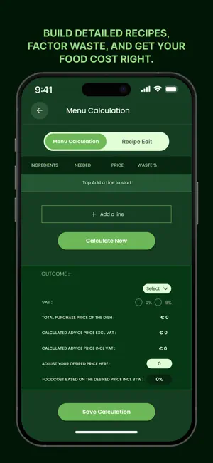 KitchenNmbrs screenshot 2