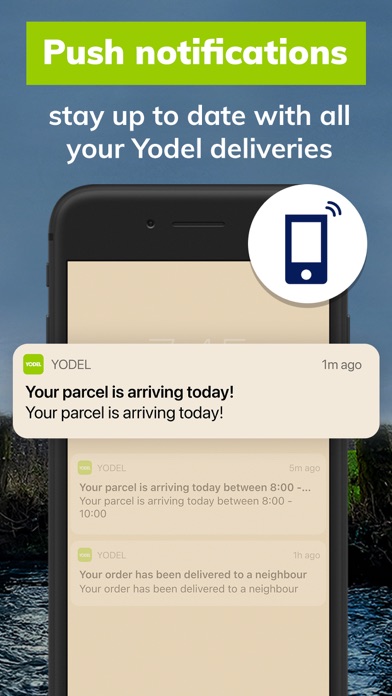 Yodel Delivery Parcel Tracking Screenshot