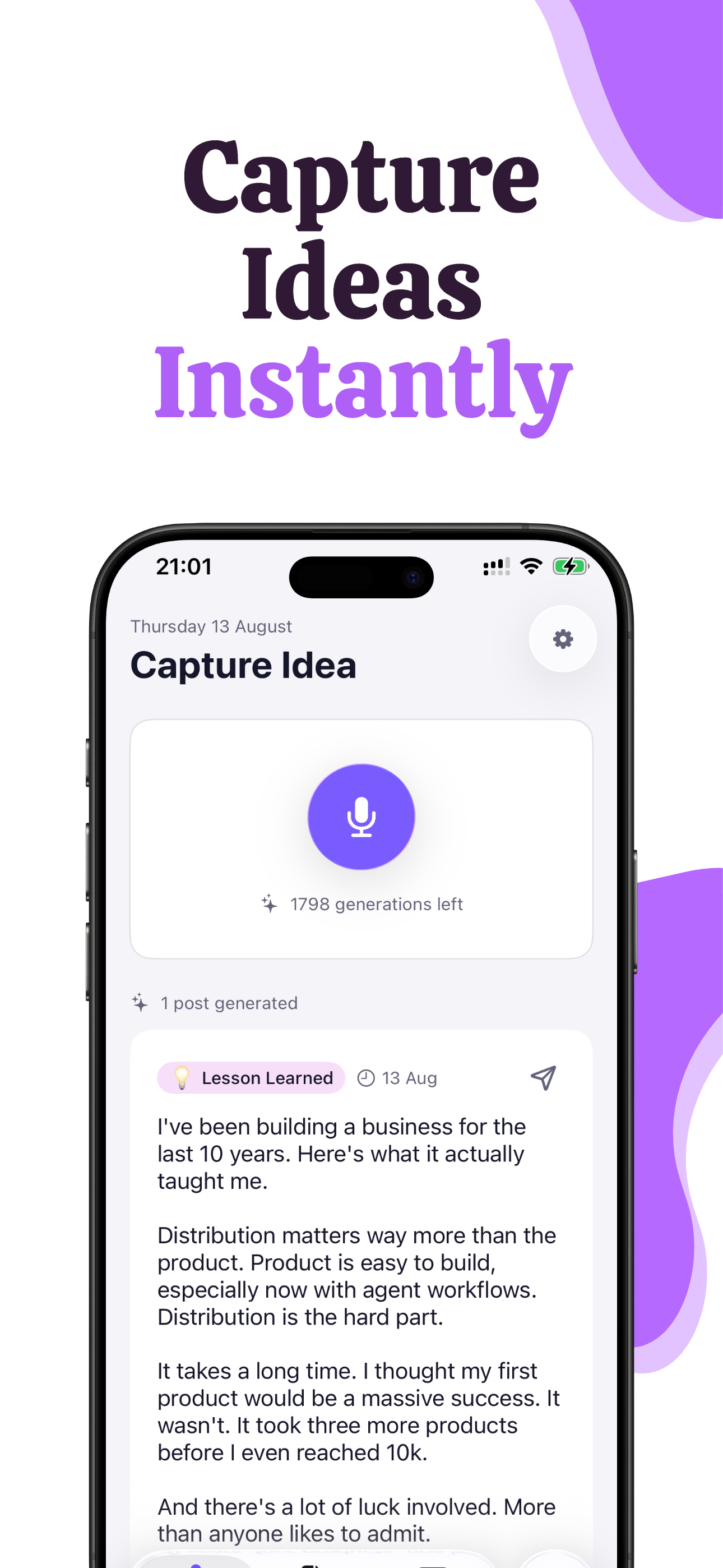 Recaptio: AI Content Capture screenshot 3