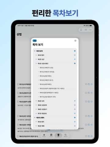 법퍼링 법전 - 변호사가 만든 법전, 버퍼링 법전 iPad screenshot