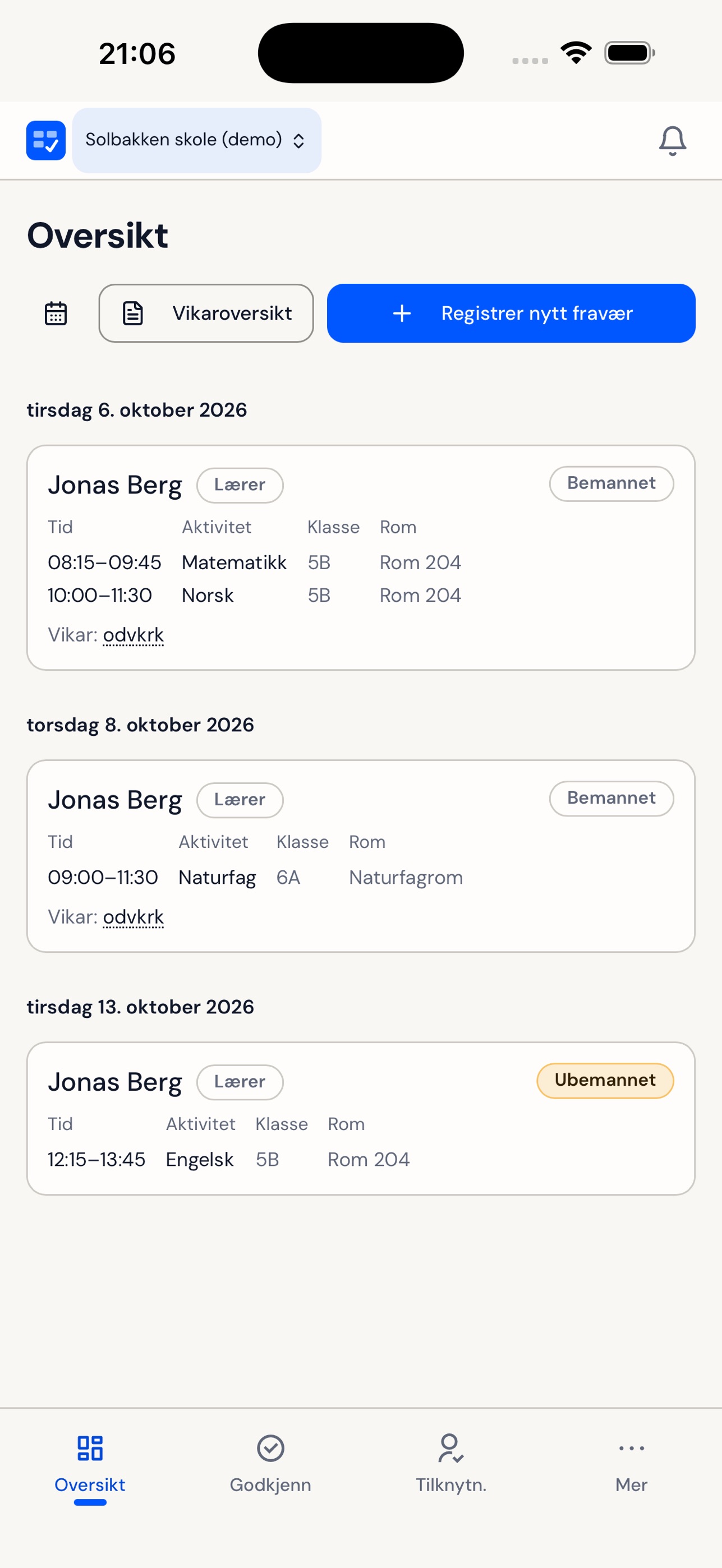Screenshot 4 of VikarVinduet