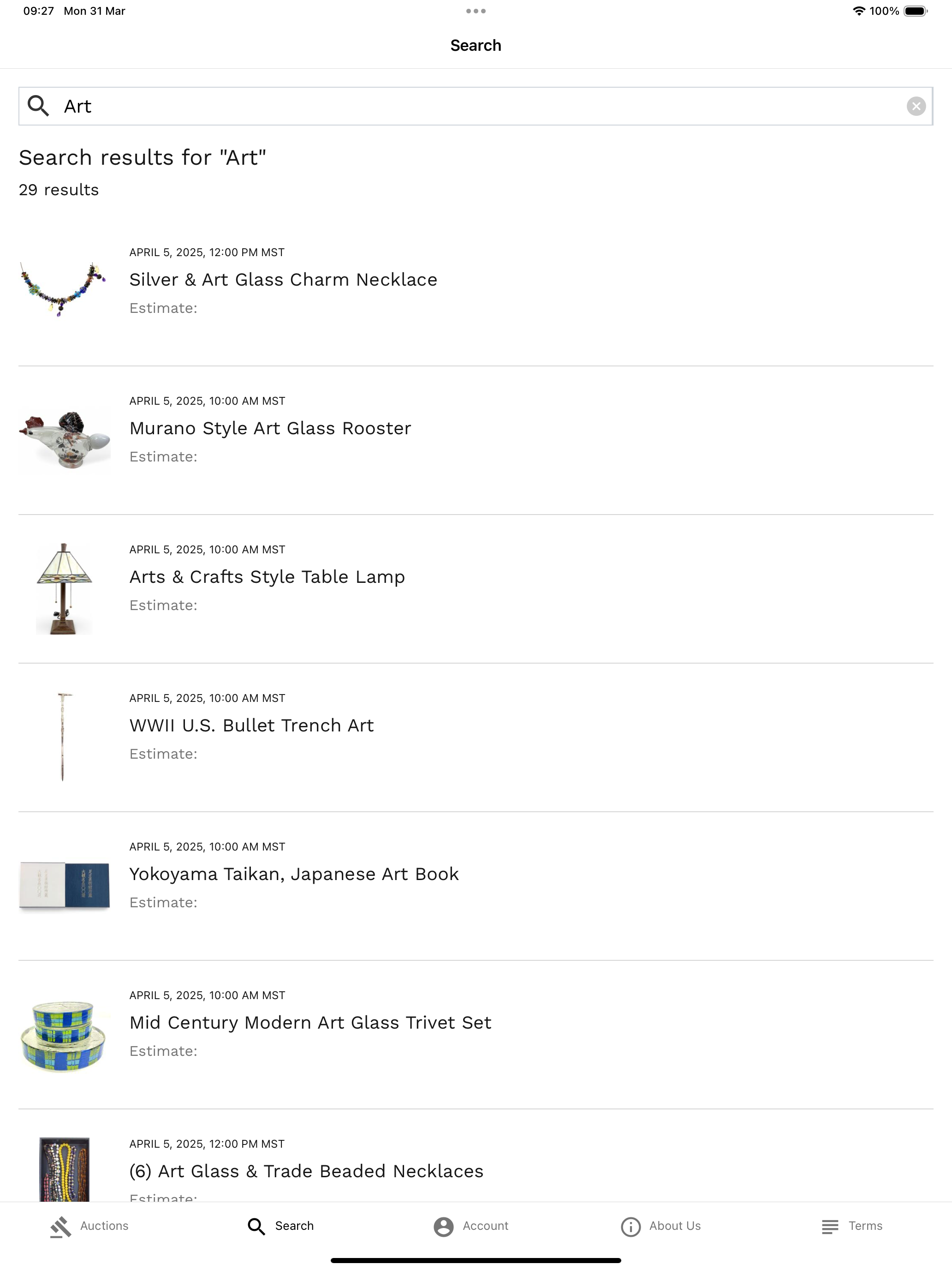 EJs Auctions Live Bidding