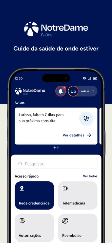 NotreDame Saúde screenshot 1 of 5