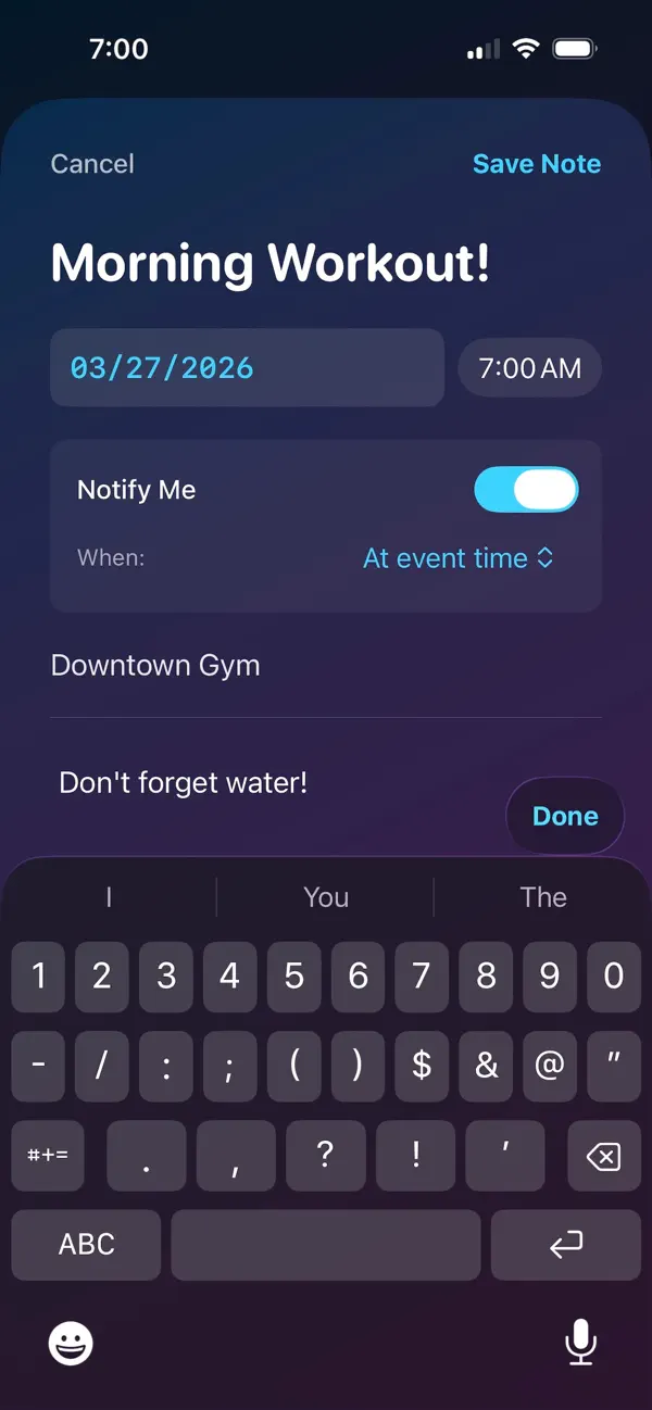 Screenshot #2 pour Daily Vibes - Routine Planner