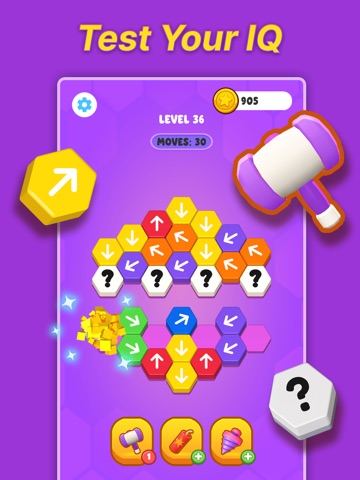 Hex Go Sort Puzzle iPad screenshot