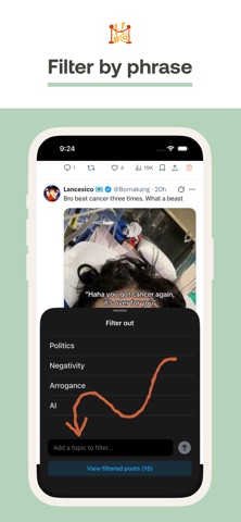 Bouncer: Heal Your Feed screenshot