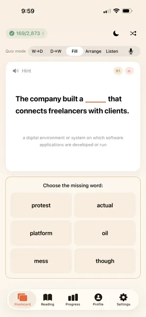 VocabCard – CEFR English screenshot 4