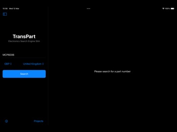 TransPart - Component Search iPad screenshot