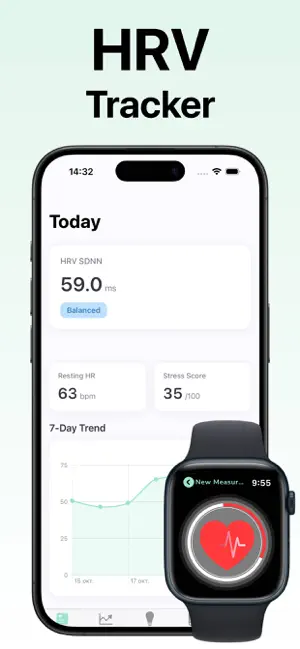 Heart Rate Variability + screenshot 1