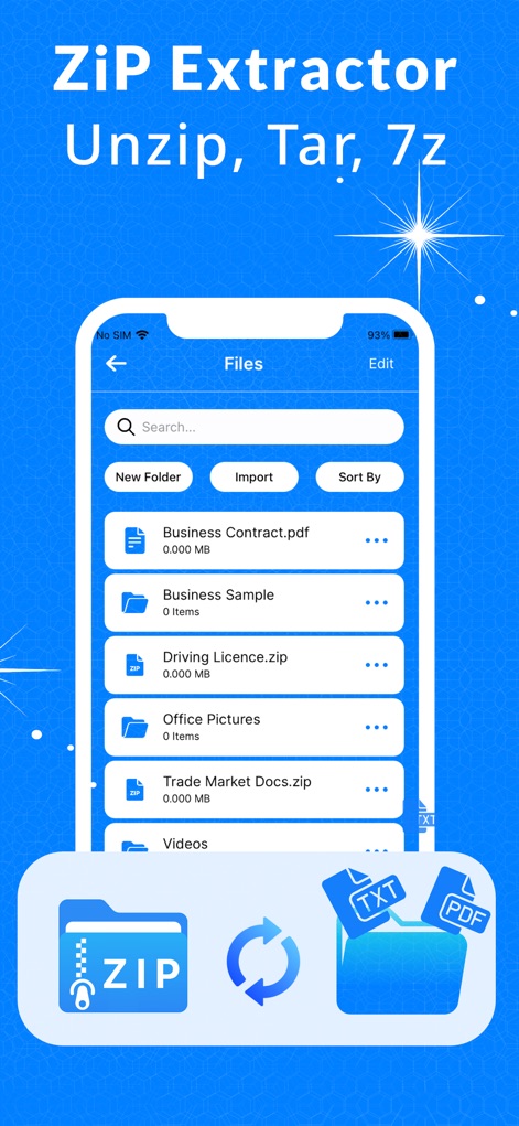 7-Zip Extractor・unzip・opener - Productivity App | MWM