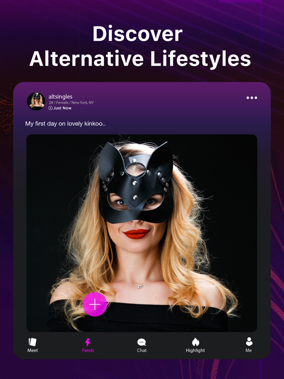 Kinkoo: Kink, Fet BDSM Dating iPad screenshot 4 - Social Networking app