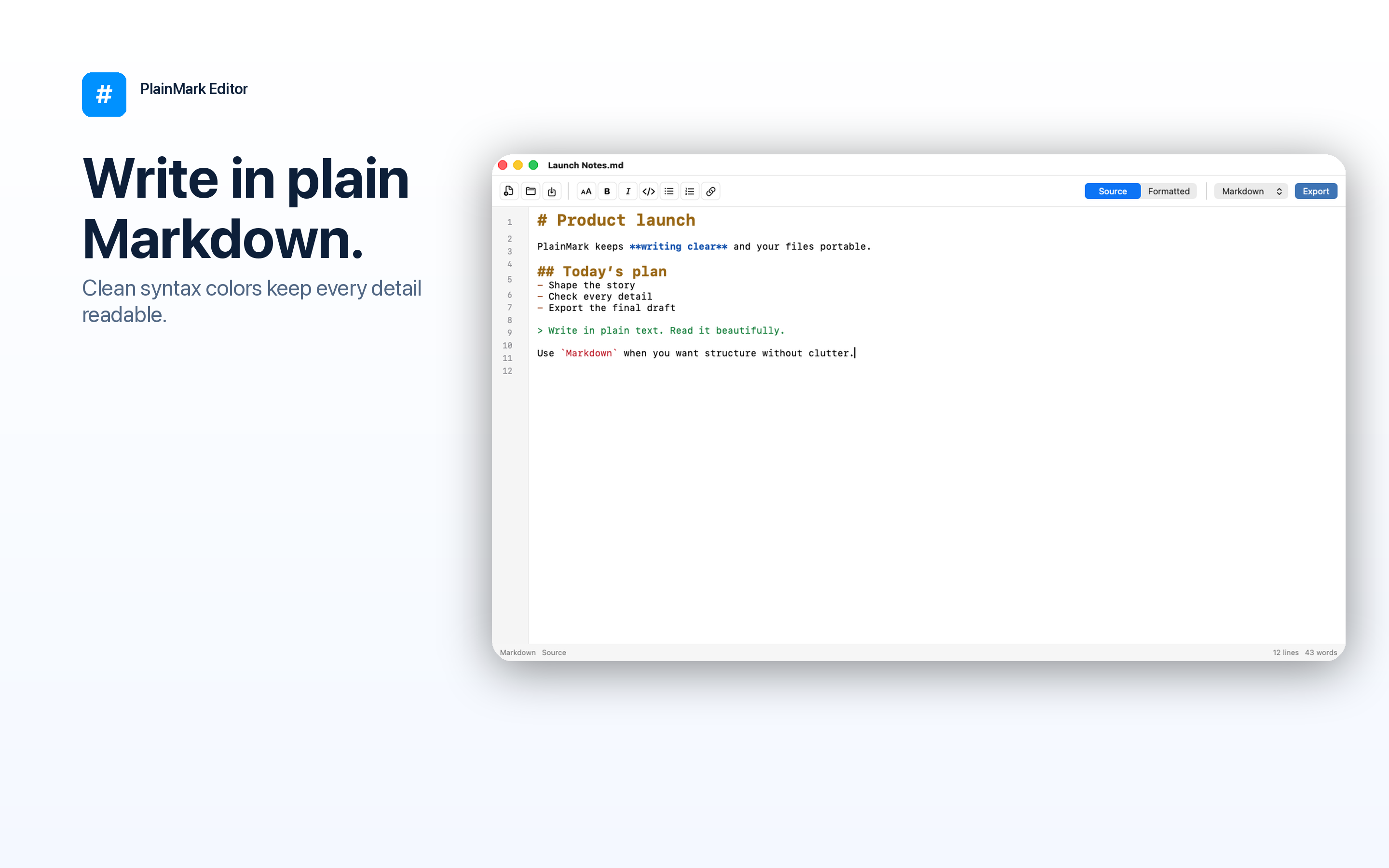 PlainMark Editor screenshot 15