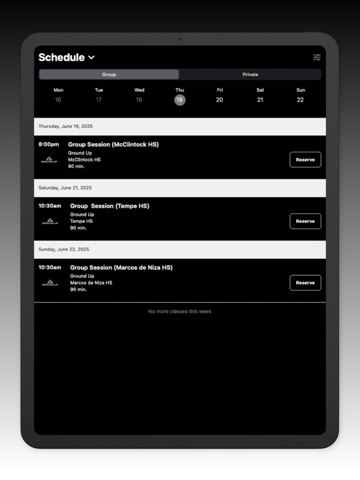 Ground Up QB iPad screenshot