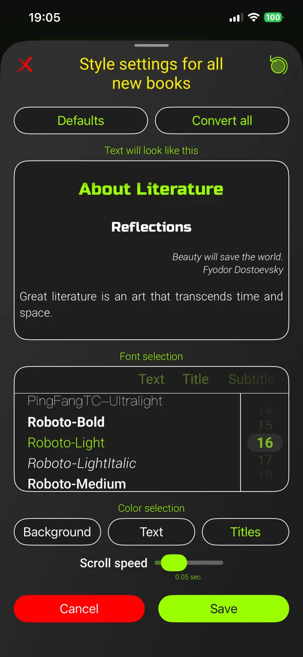 #6. Scroll Reader (iOS) โดย: Dzmitry Sotnikov