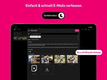 Telekom Mail – E-Mail App iPad screenshot 5