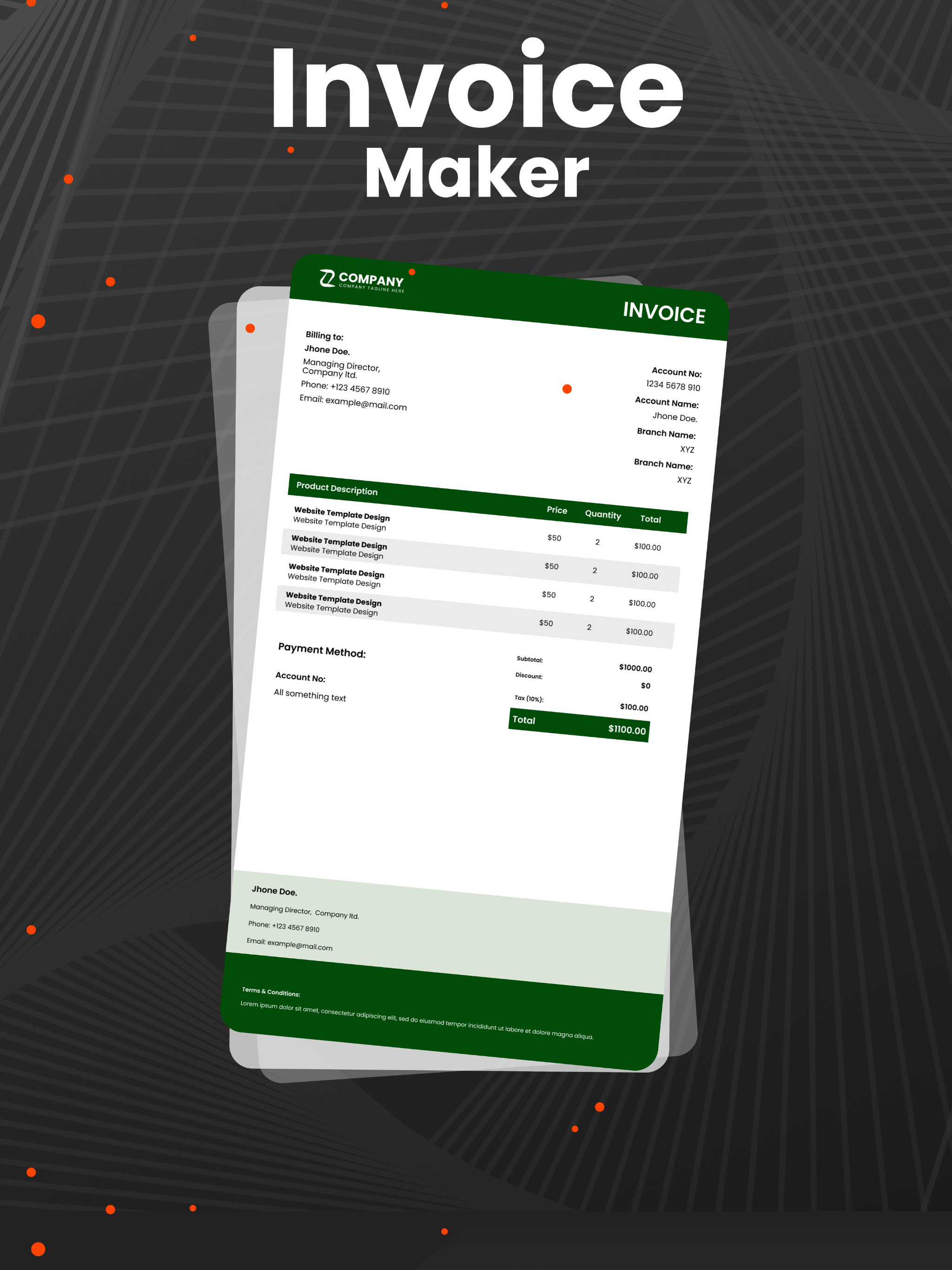Invoice Maker - Easy creation