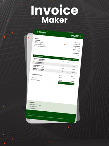 Invoice Maker - Easy creation iPad screenshot
