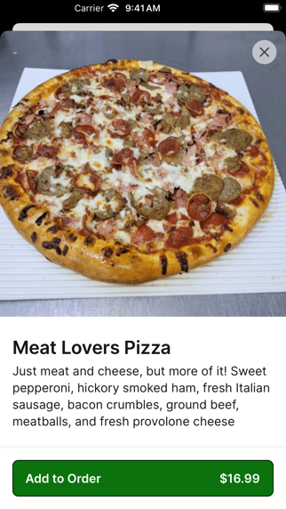 Catanzaro's Pizza & Subs iPhone screenshot 4 - Food & Drink app