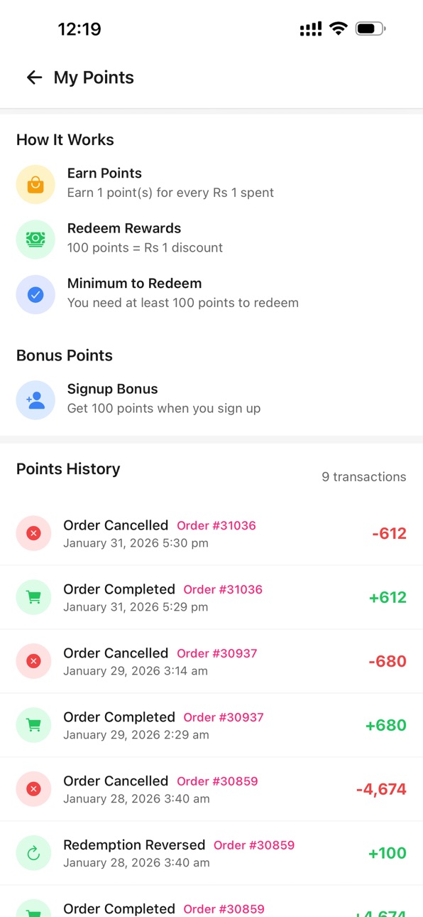 iPhone screenshot