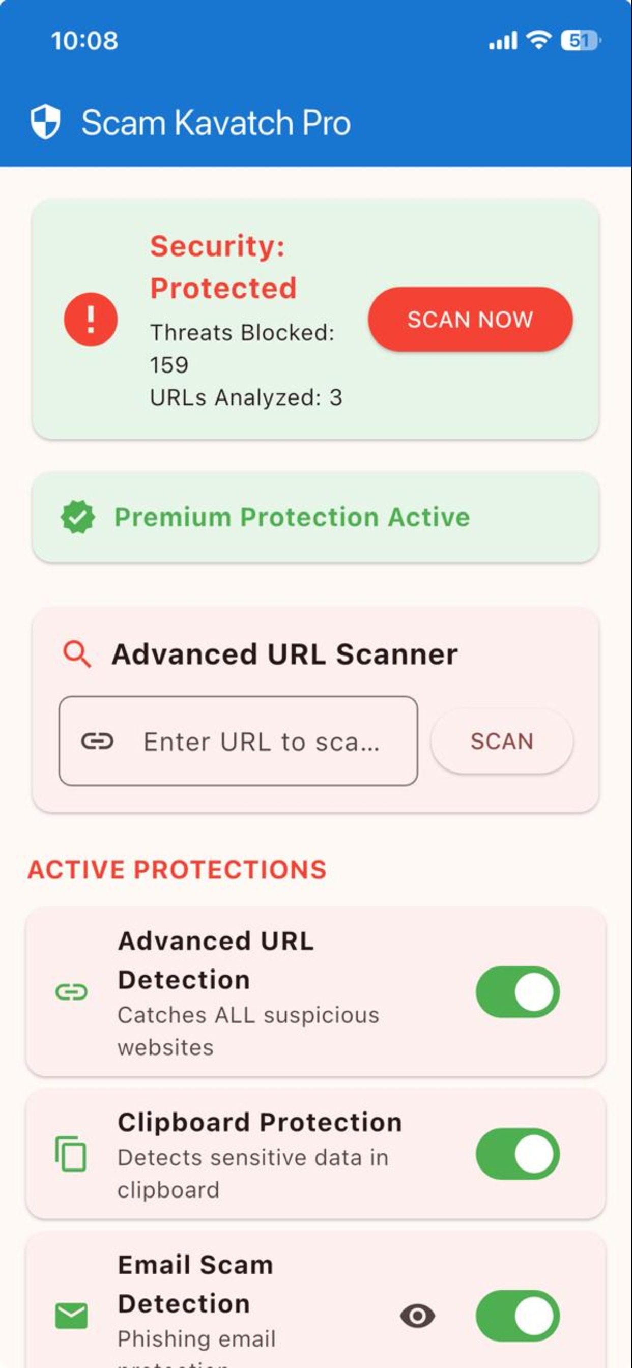 ScamKavatch Pro screenshot 3