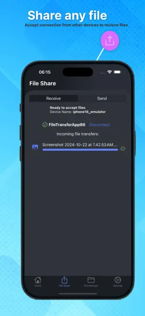 WiFi File Transfer: TECHPRD screenshot 2