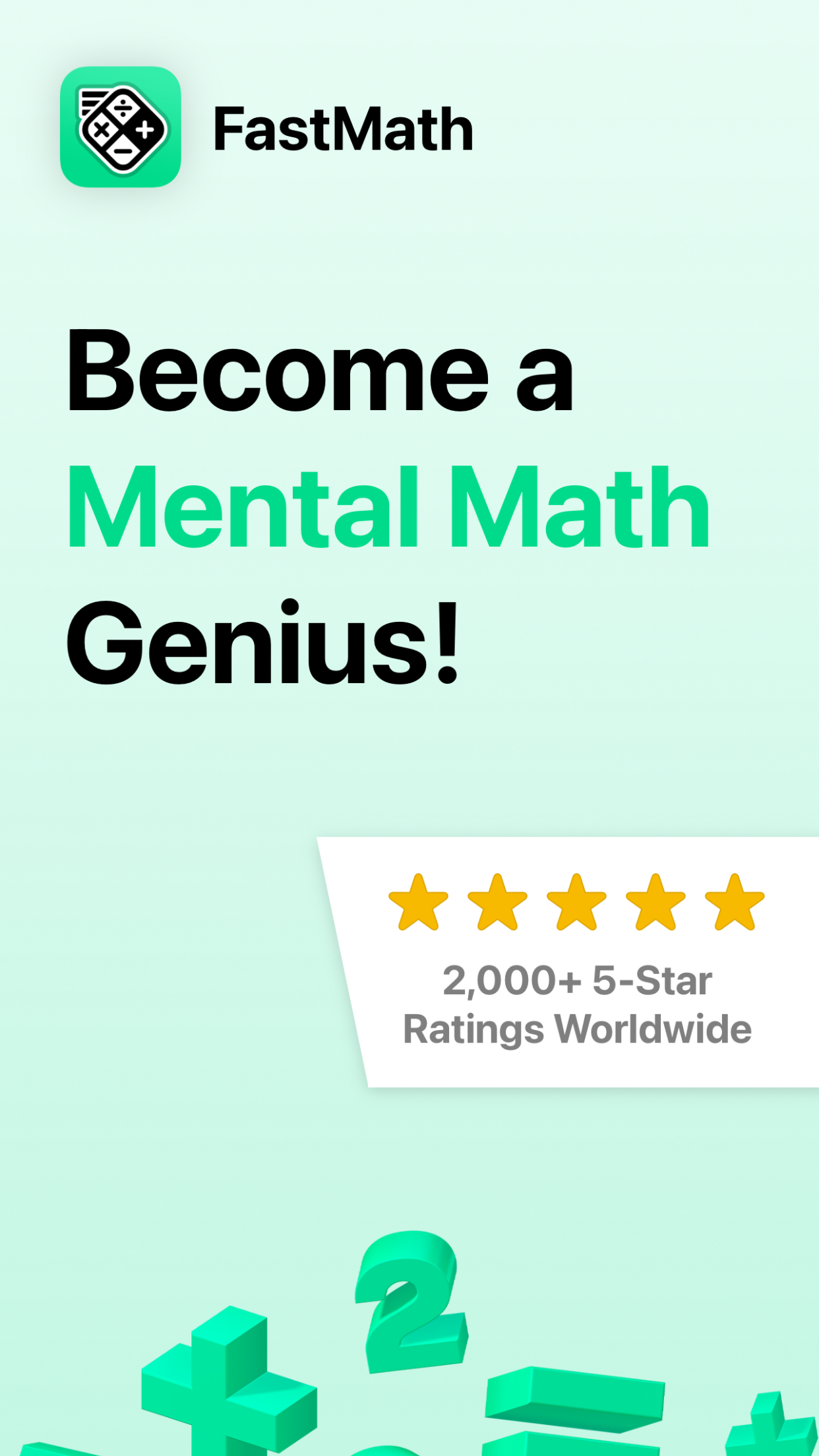 Mental Math Cards: FastMath