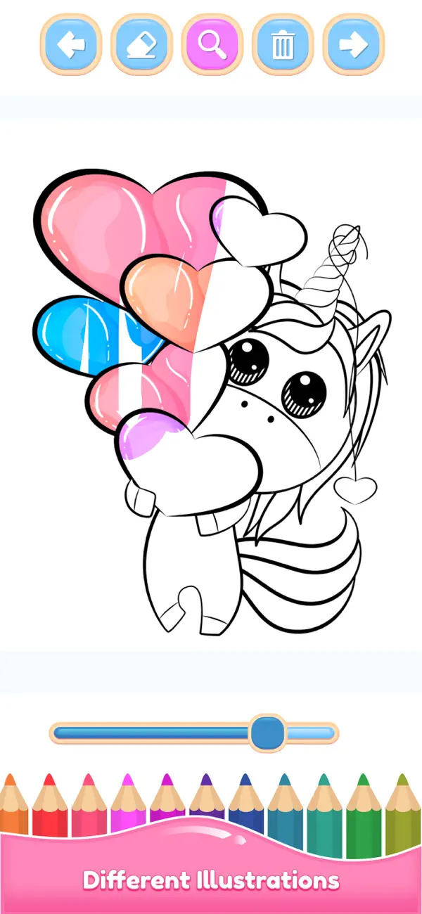 Screenshot #3 pour Coloration de licornes et de p