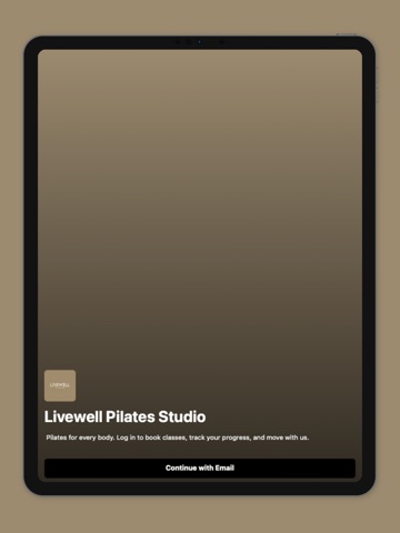 Livewell Pilates Studio iPad screenshot