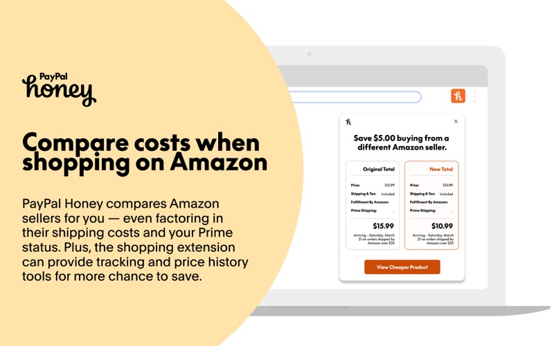 Screenshot #3 pour PayPal Honey for Safari