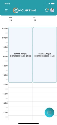 AcurTime Portail screenshot