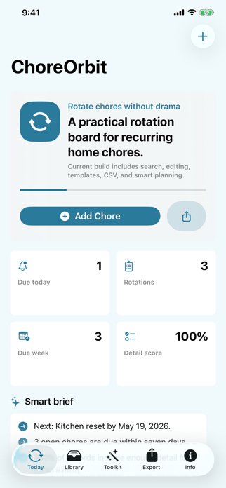 ChoreOrbit Screenshot 1 of 5