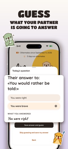 Ottermates: Fun Couples Games Screenshot 2 of 10