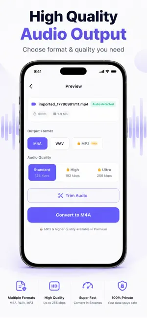 Video to MP3 Converter, Audio screenshot 3
