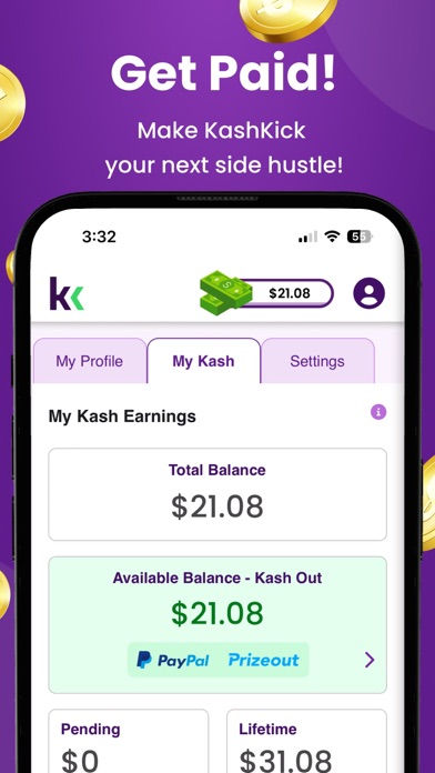 KashKick: Get paid to have fun Screenshot