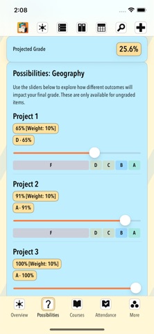 Semester Stuff iPhone screenshot