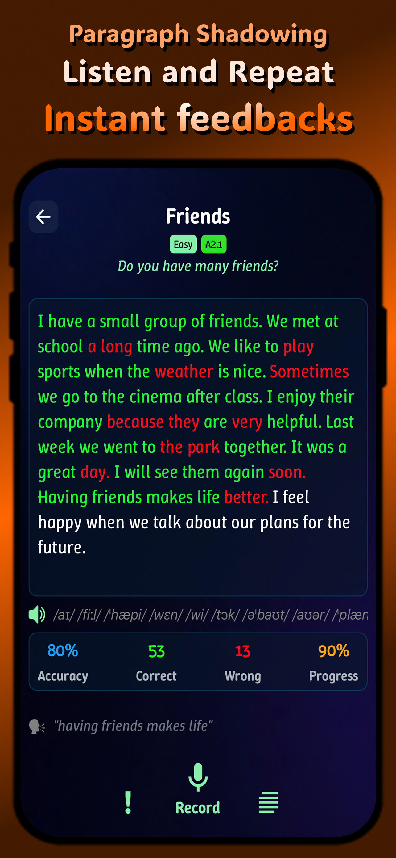 EngAloud - Say What You Hear screenshot 3