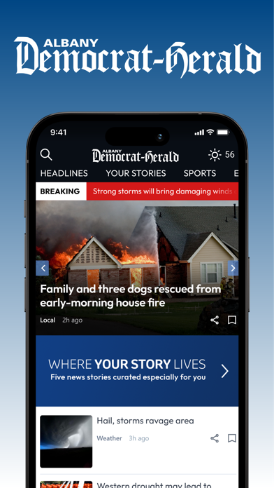 Democrat Herald Screenshot