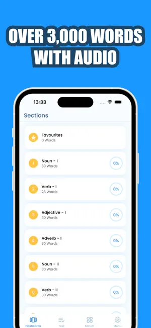 Spanish French Flashcards • screenshot 2