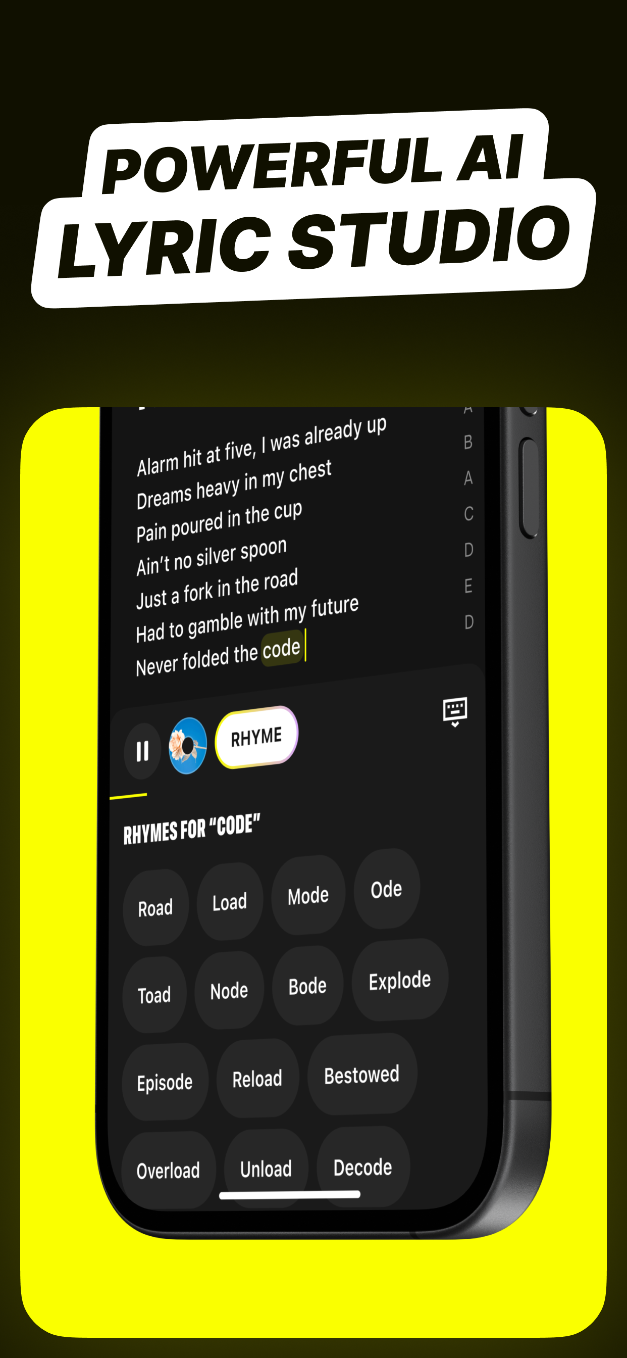 Lyric Studio - Rap Rhyme Maker