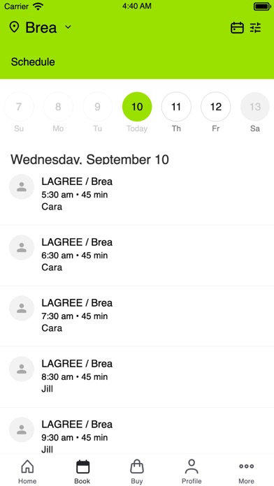 Screenshot #2 pour Trim Fitness Studios