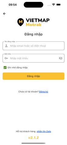 Vietmap Motrak screenshot