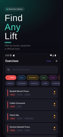 GainLog - Gym Workout Tracker Screenshot 8 of 8