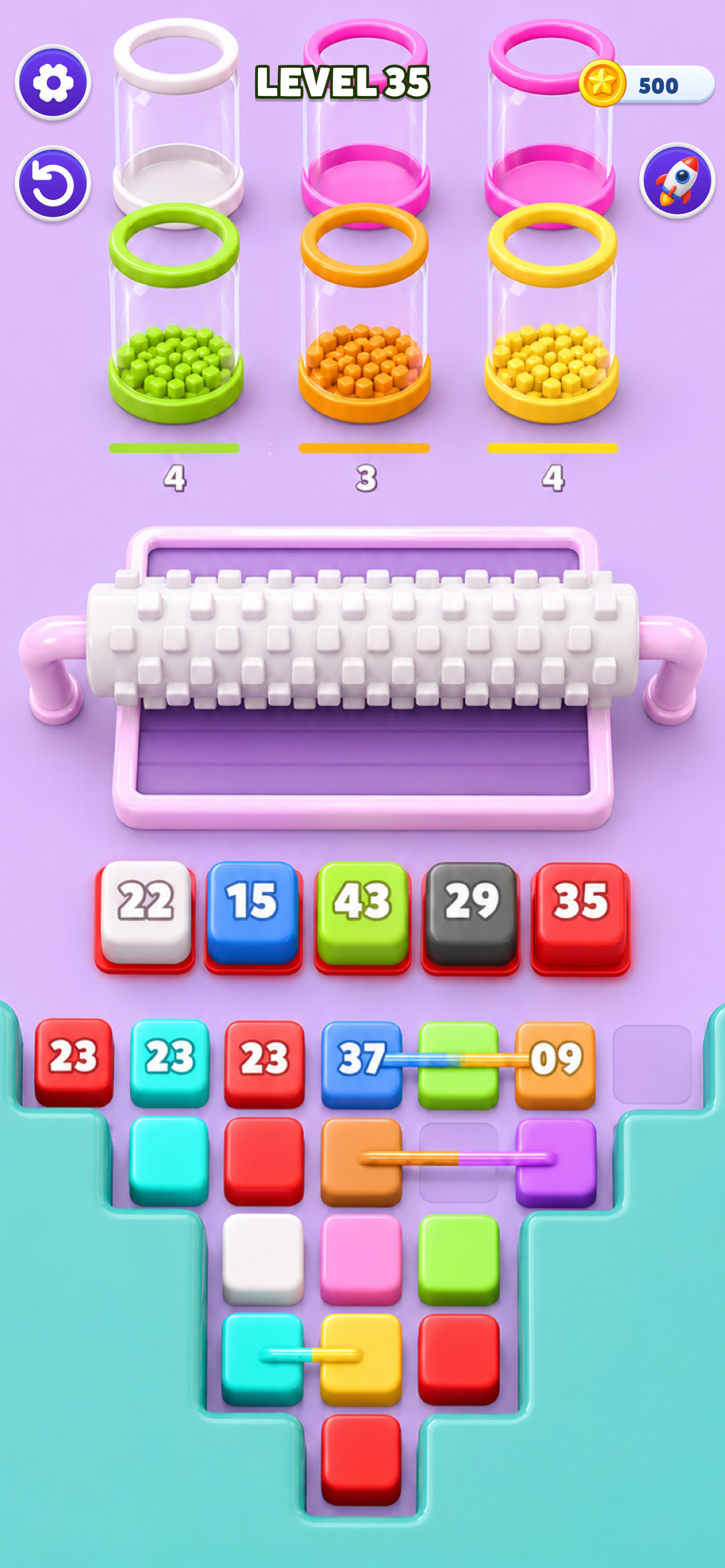 Sand Shred Cubes Puzzle screenshot 2