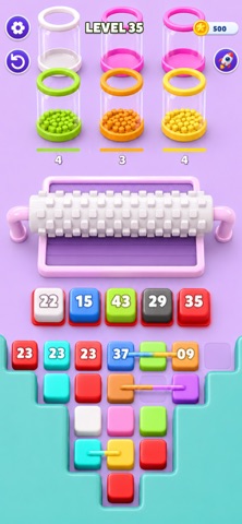 Sand Shred Cubes Puzzle iPhone screenshot