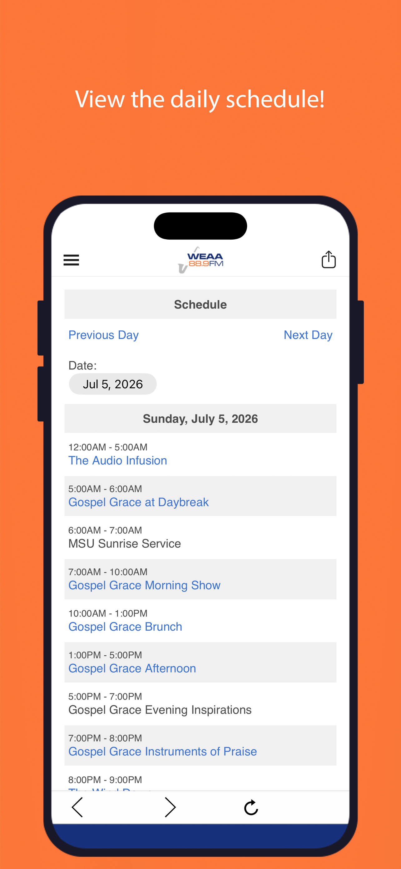 WEAA Public Radio screenshot 5